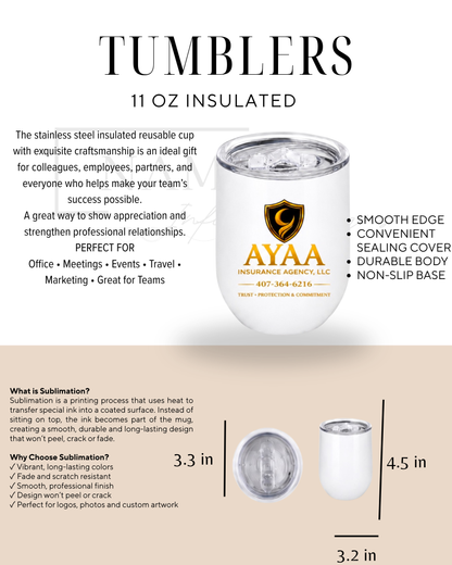 11 OZ Insulated Tumbler