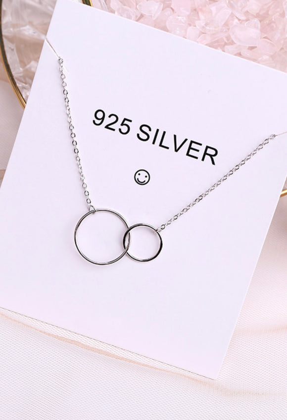 Circles Silver 925 necklace