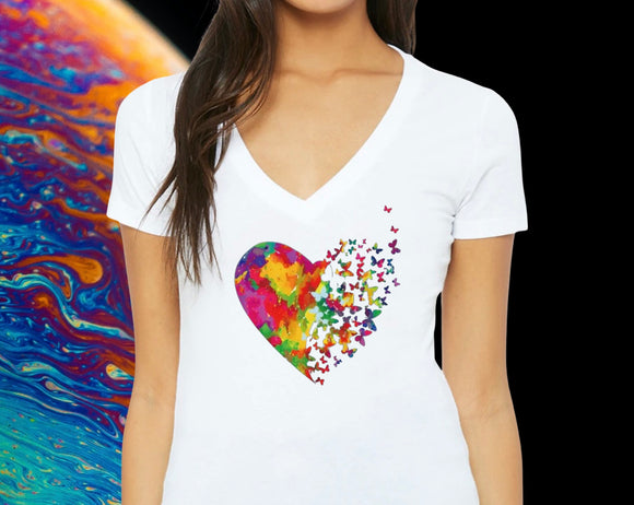 Hearts/Rainbow T-shirt