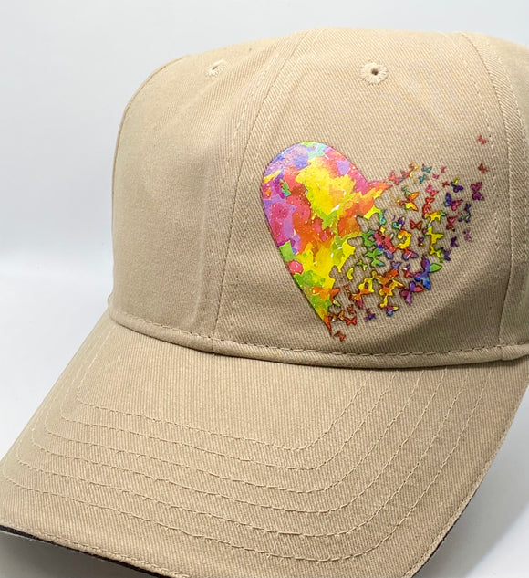 Rainbow fashion cap