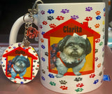 Paw Mug and Keychain Set