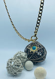 Sun Flower Pendant Necklace - Stainless Steel