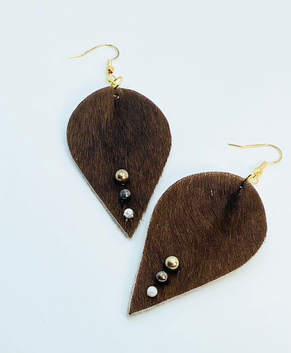 Handmade Leather Earrings