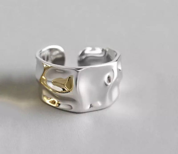 Irregular Style Silver 925 Ring
