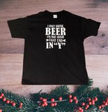 Customized beer inspired T-shirts