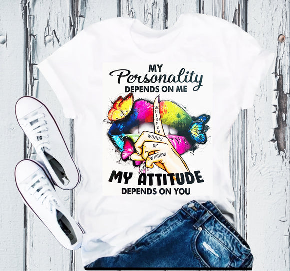 T-shirt. Actitud T-shirt